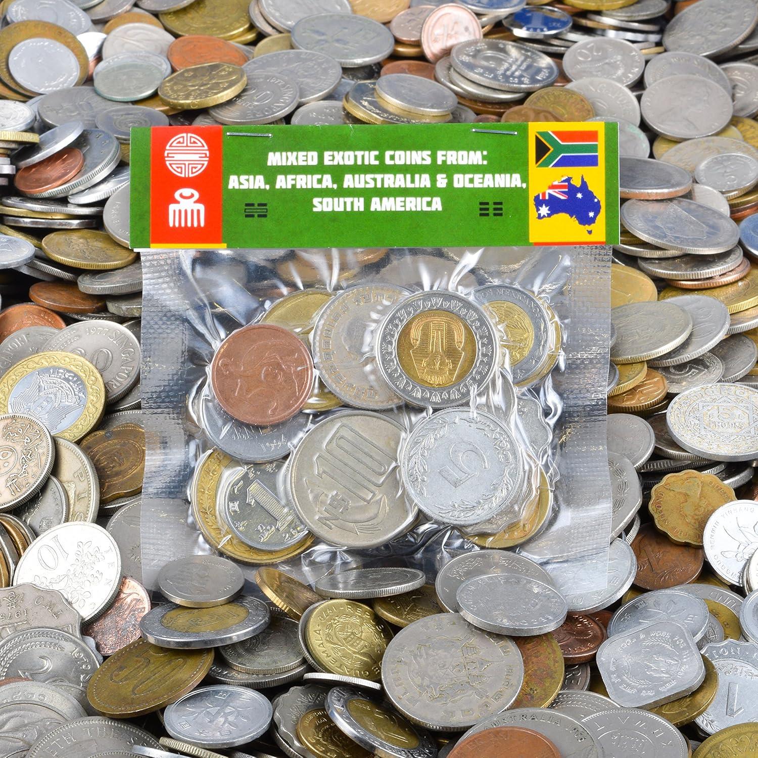Coins from Exotic Countries and Continents | Africa | Asia | Latin America | Oceania