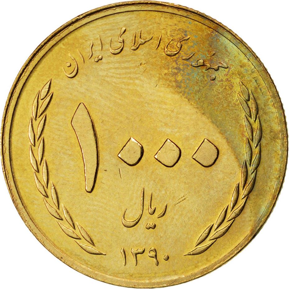 Western Asian Country | Coin 1000 | Narcissus Flowers | KM1286 | 2011