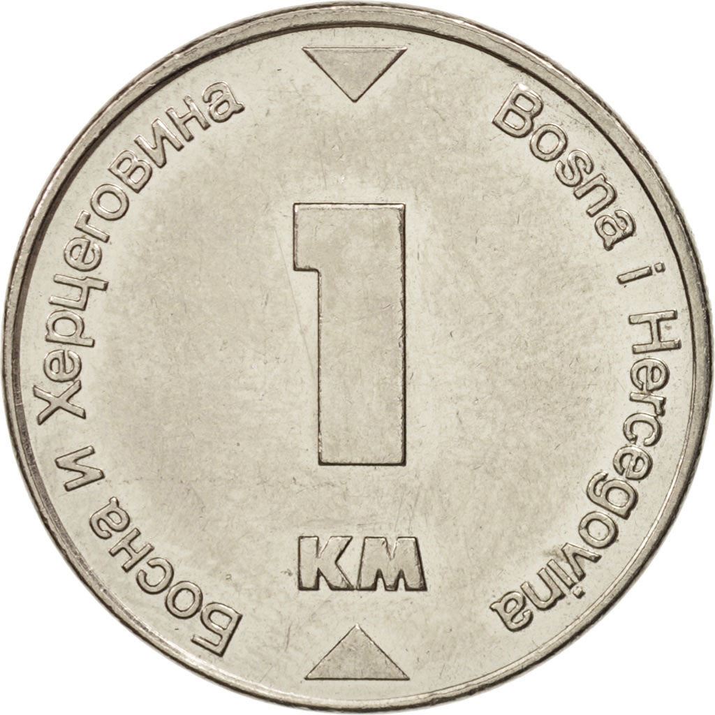 Bosnia and Herzegovina | 1 Konvertibilna Marka Coin | Coat of arms of Bosnia | Km:118 | 2000 - 2025