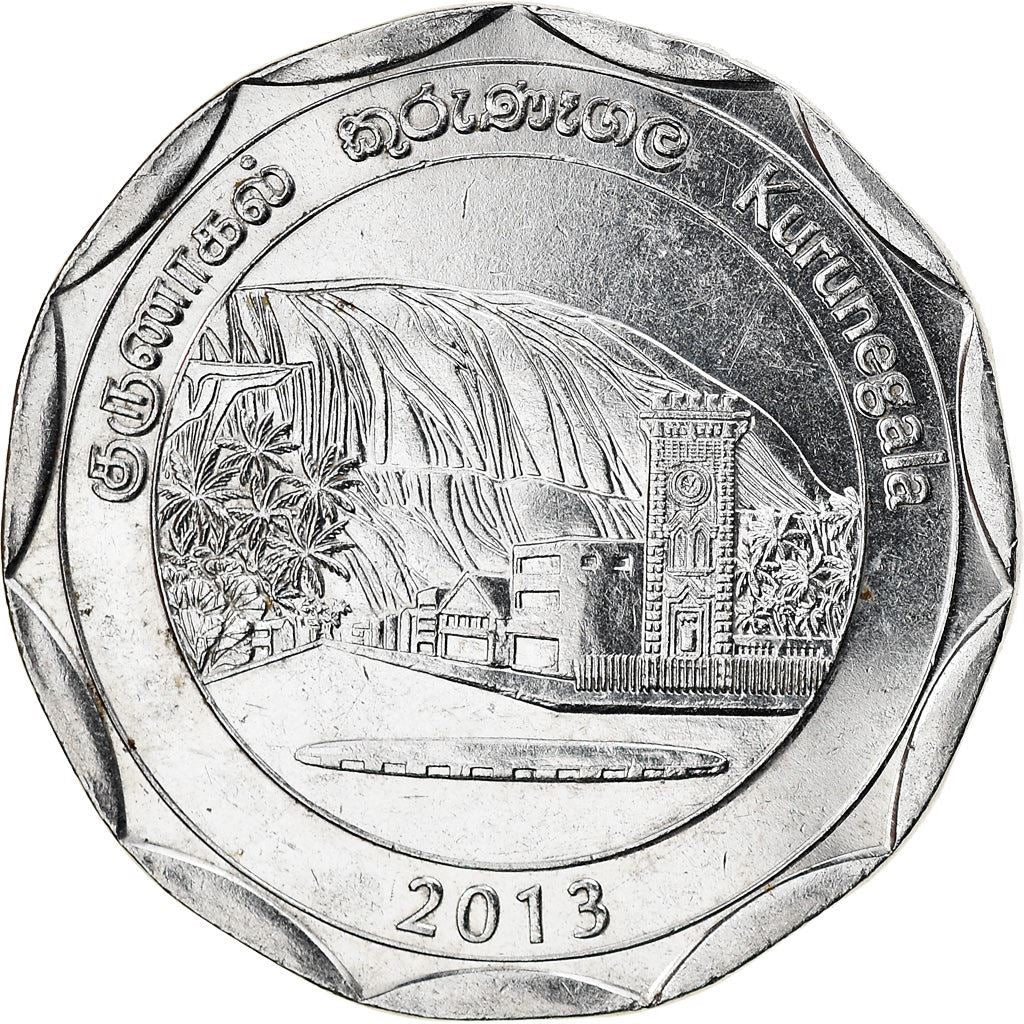 श्रीलंका › श्रीलंका | 10 रुपये का सिक्का | कुरुनेगला | Km:204 | 2013