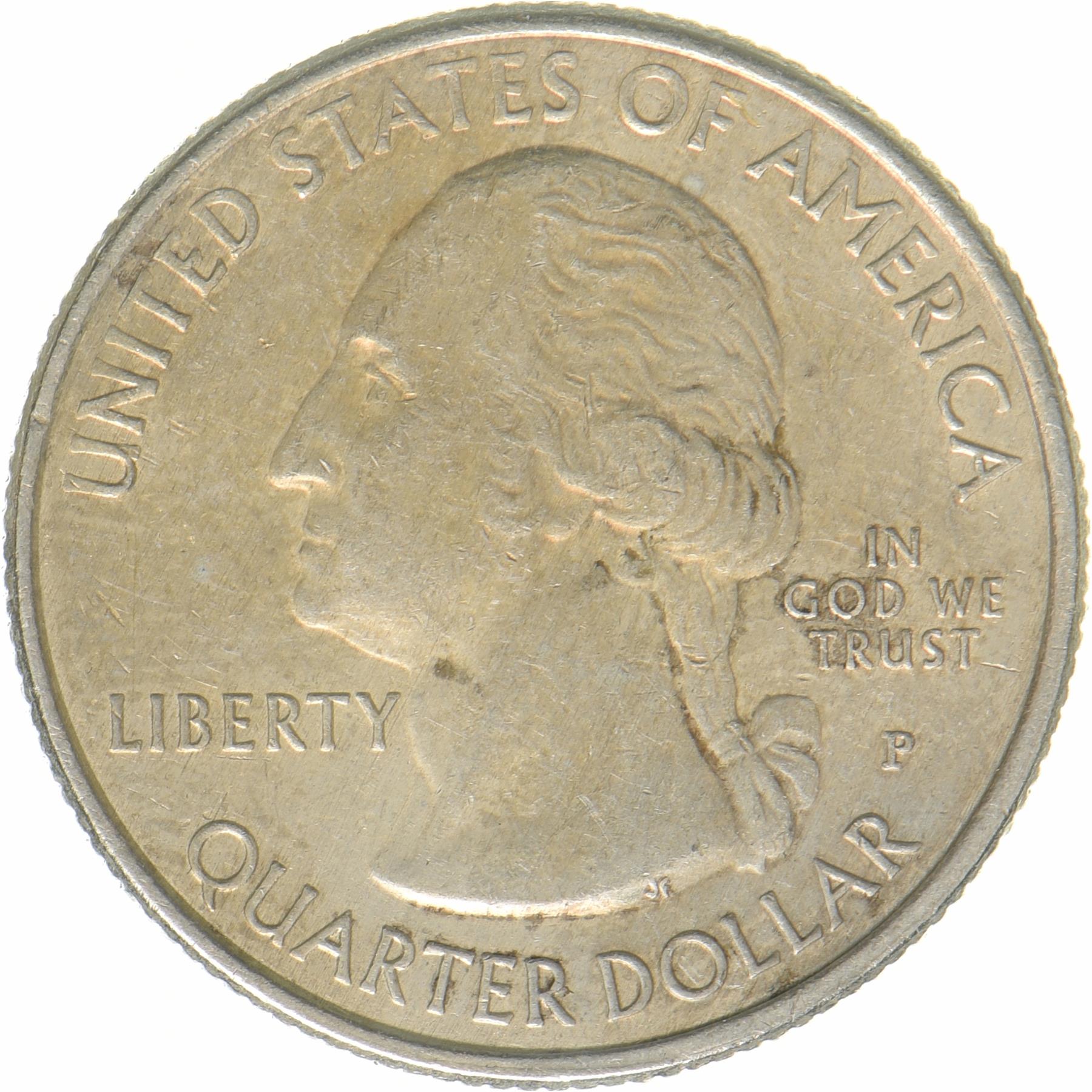 United States | ¼ Dollar Coin | Pictured Rocks National Lakeshore, Michigan | Chapel Rock | Copper-nickel clad copper | KM:669 | 2018
