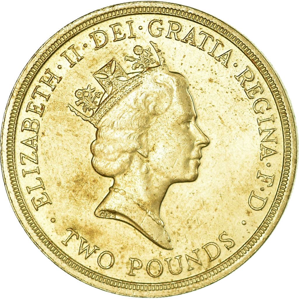 United Kingdom | 2 Pounds Coin | Commonwealth Games | Km:947 | 1986