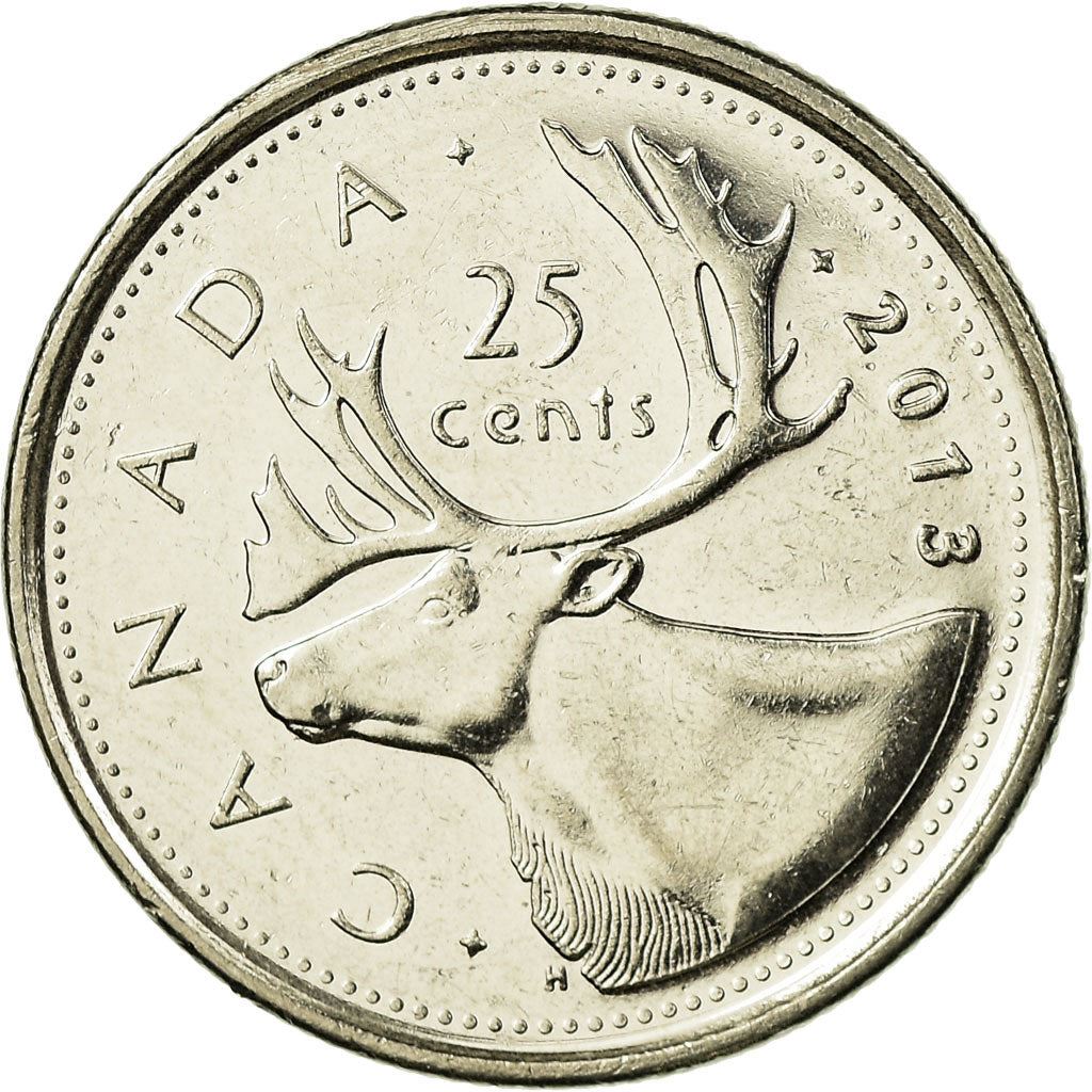 Canada | 25 Cents Coin | Nickel plated steel | KM:493 | 2003-2022