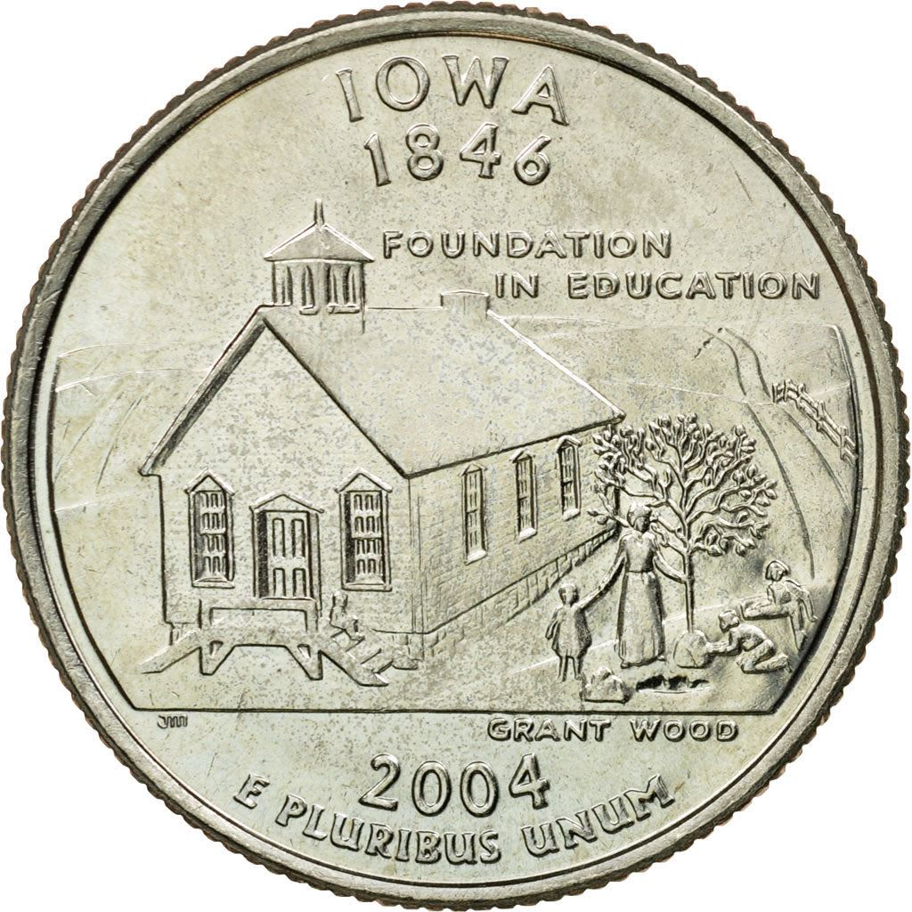 United States | 1/4 Dollar Coin | Schoolhouse | Km:358 | 2004