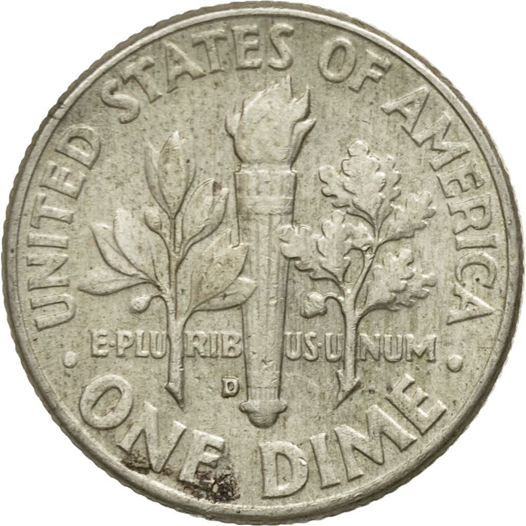Vereinigte Staaten | 1 Dime Münze | Franklin D. Roosevelt | KM:195 | 1946 - 1964