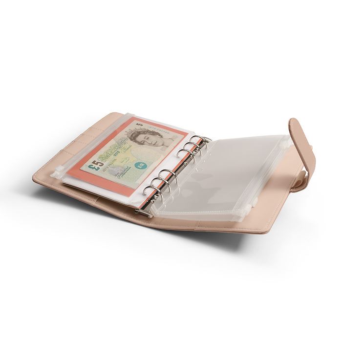 Travel Money Ring Binder | 5 Zip-Up Sheets Included | Three Colours