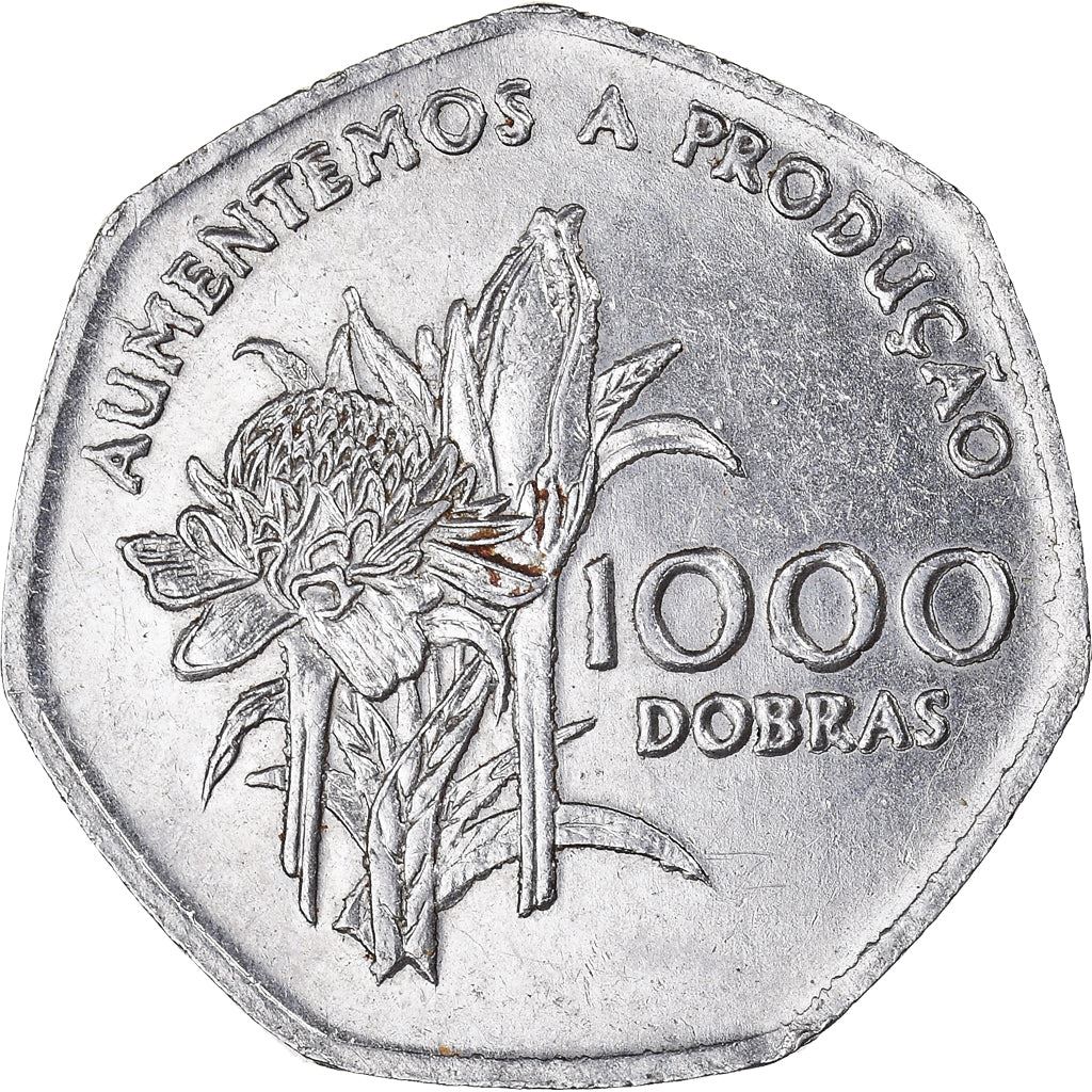 Sao Tome and Principe | 1000 Dobras Coin | FAO | Km:90 | 1997