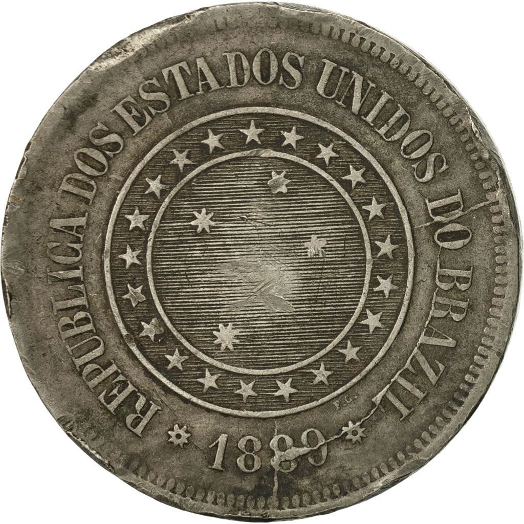 Brazil | 100 Reis Coin | Pedro II | Km:483 | 1886 - 1889