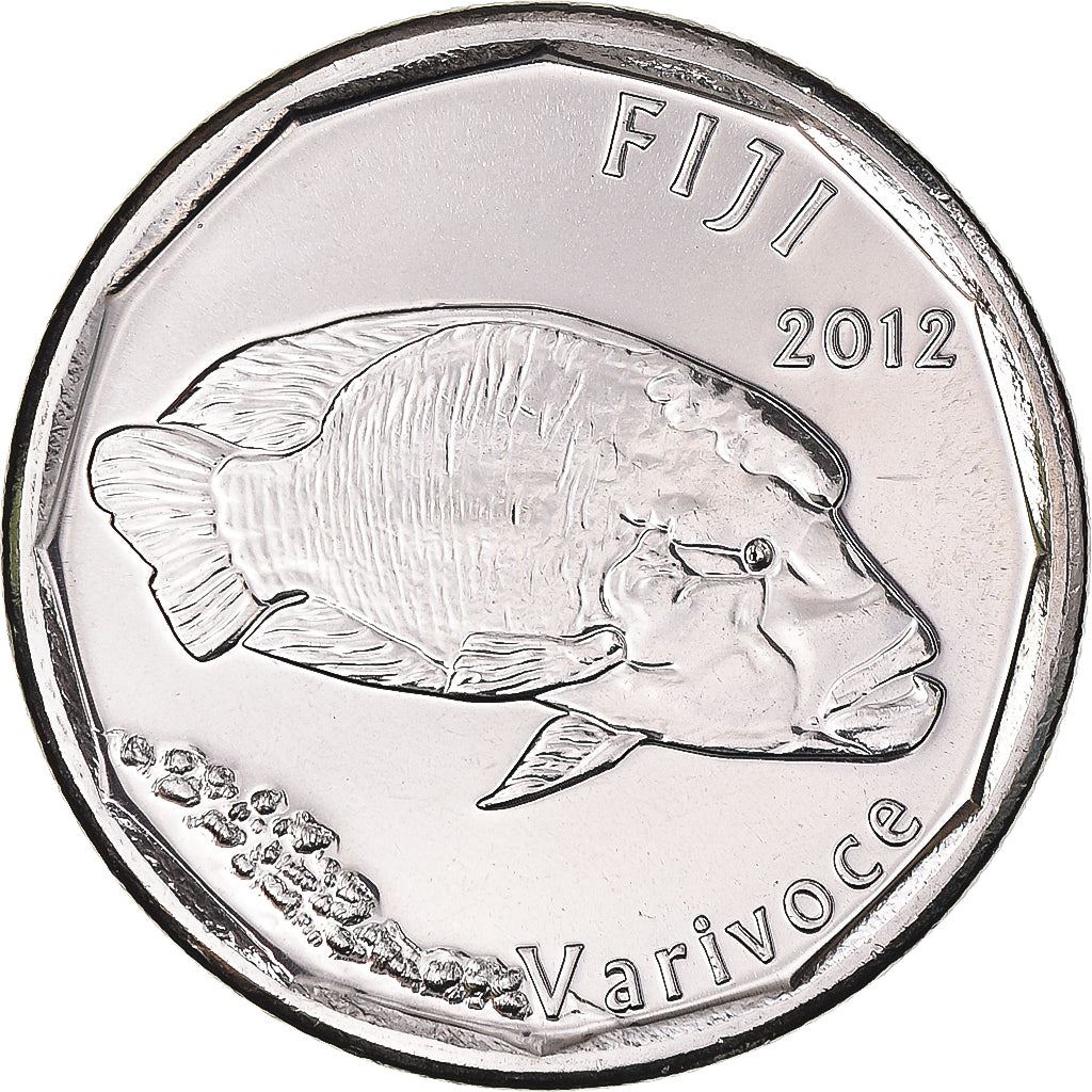 Fiji | 50 Cents Coin | Canoe | Km:335 | 2012 - 2017