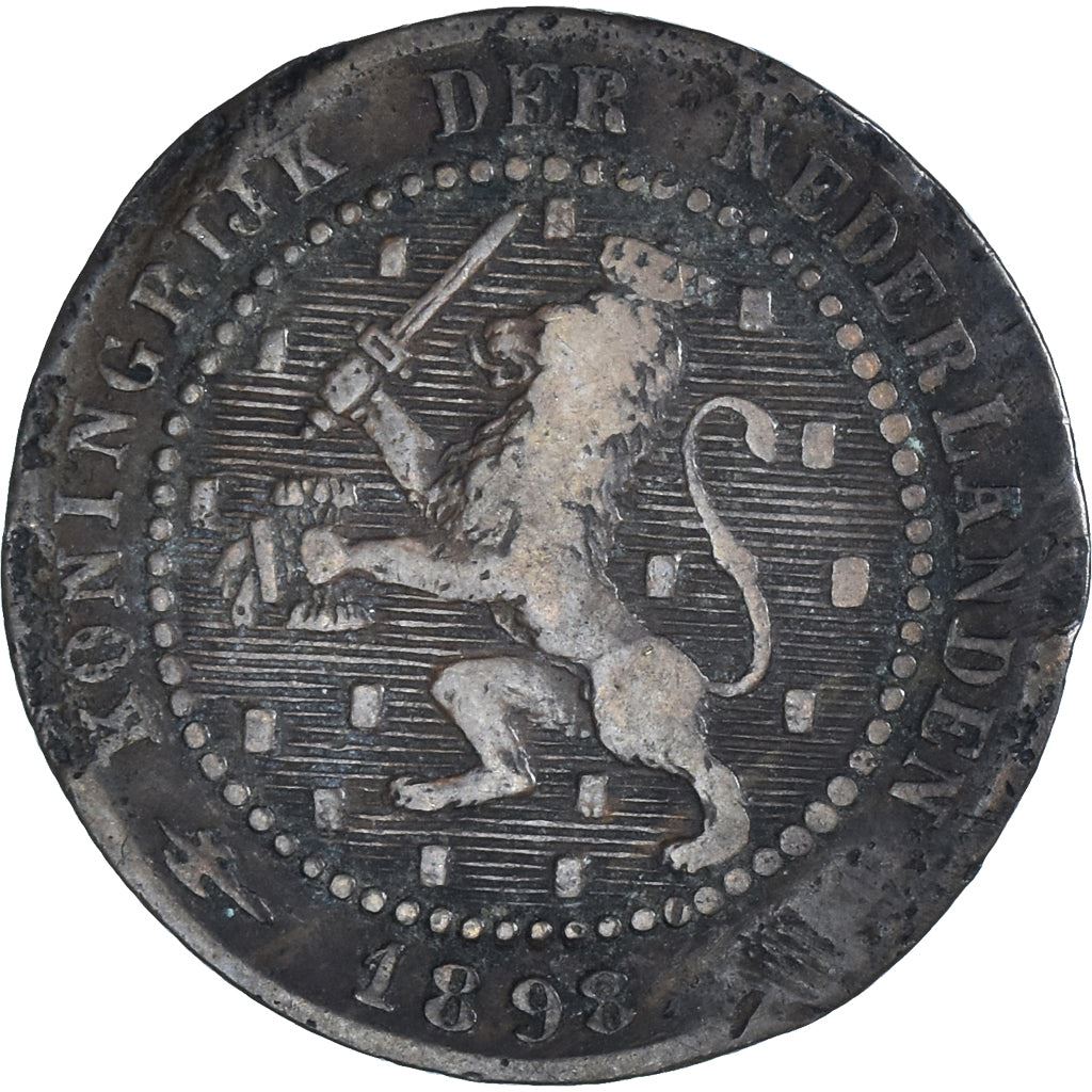 Nederlandene | 1 Cent Mønt | Løve | Km:107 | 1877 - 1900