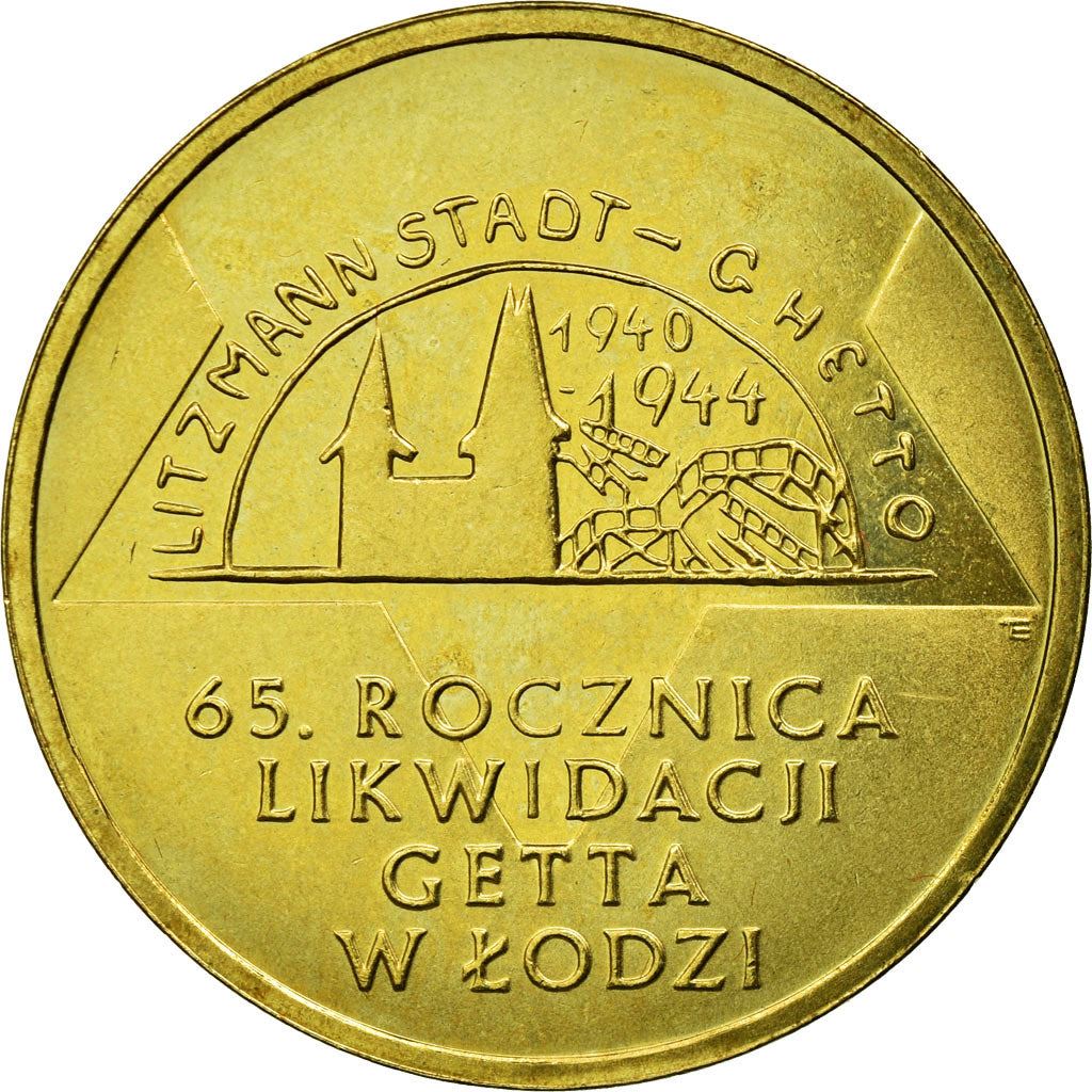 Poland | 2 Z?ote | Ghetto of Lodz | Eagle | KM692 | 2009