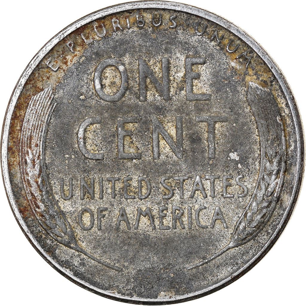 Estados Unidos | Moeda de 1 Cêntimo | Abraham Lincoln | Km:132A | 1943 - 1944