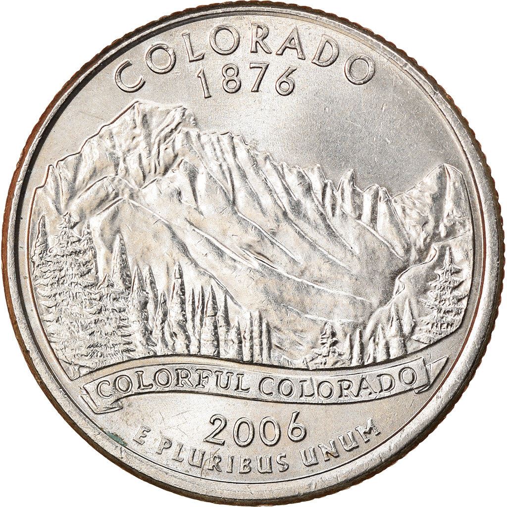 United States | 1/4 Dollar Coin | Colorado | Km:384 | 2006