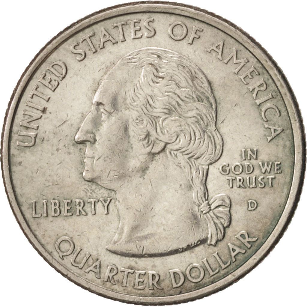 United States | 1/4 Dollar Coin | Indiana | Km:334 | 2002