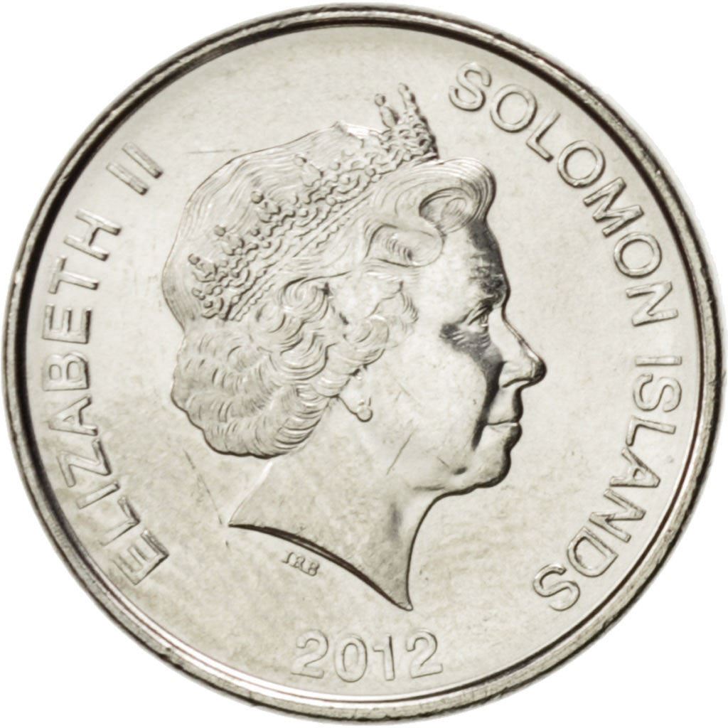 Salomonøerne | 10 Cent Mønt | Elizabeth II | Ngarieru | Havets Ånd | KM:235 | 2012 - 2017