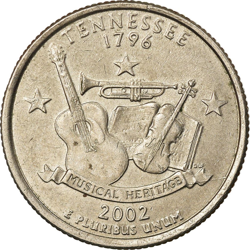United States | 1/4 Dollar Coin | Tennessee | Km:331 | 2002