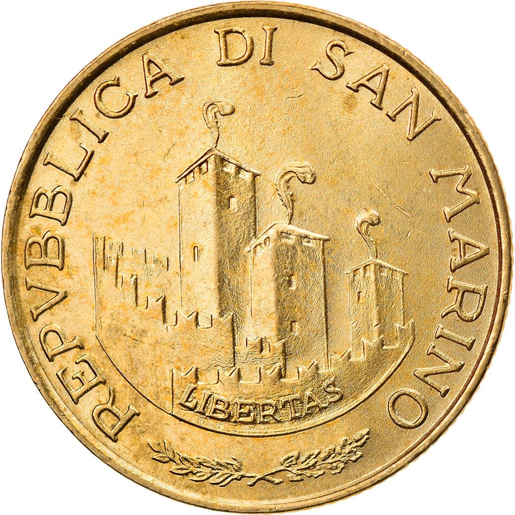 San Marino | 200 Lire Coin | Gates of San Marino | Km:300 | 1993