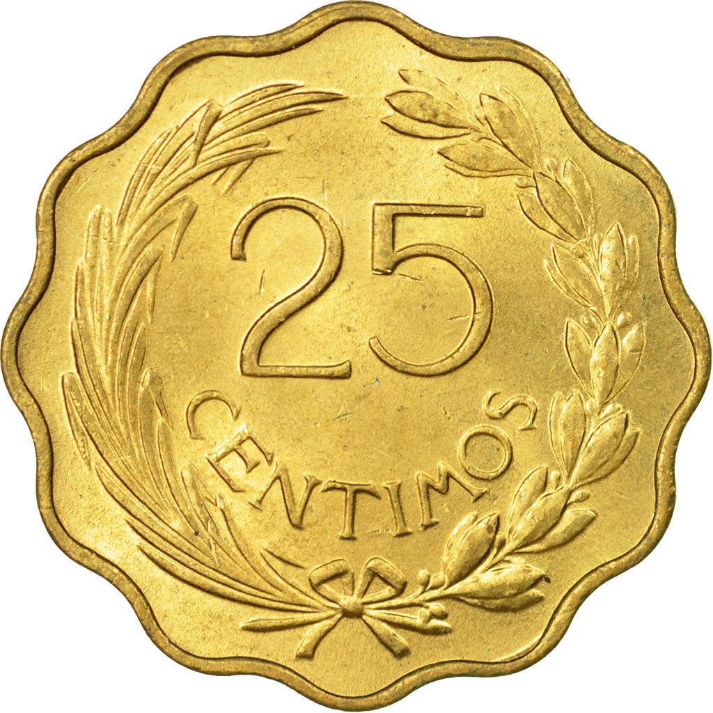 Paraguay | 25 Centimos Coin | Sello de Hacienda | Km:27 | 1953