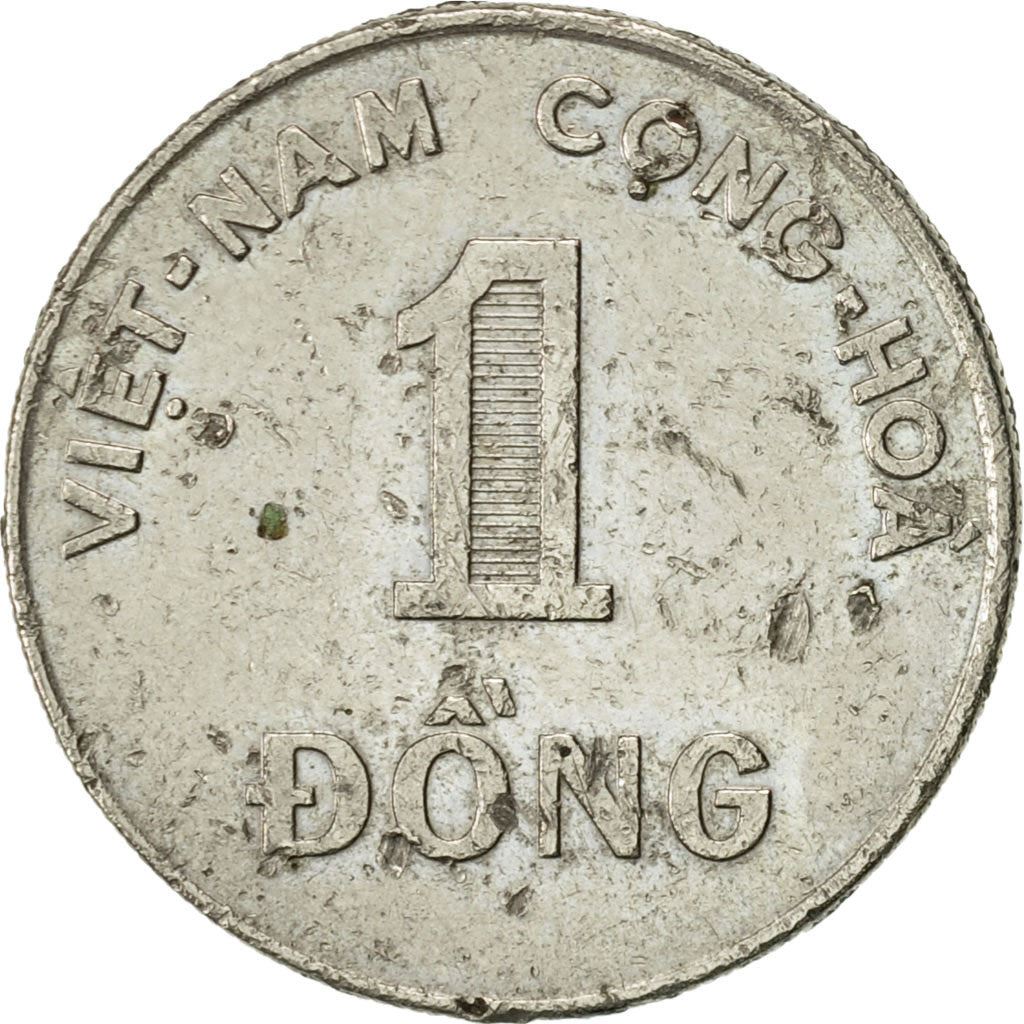 South Vietnam | 1 Dong Coin | Rice stalks | Km:7A | 1971