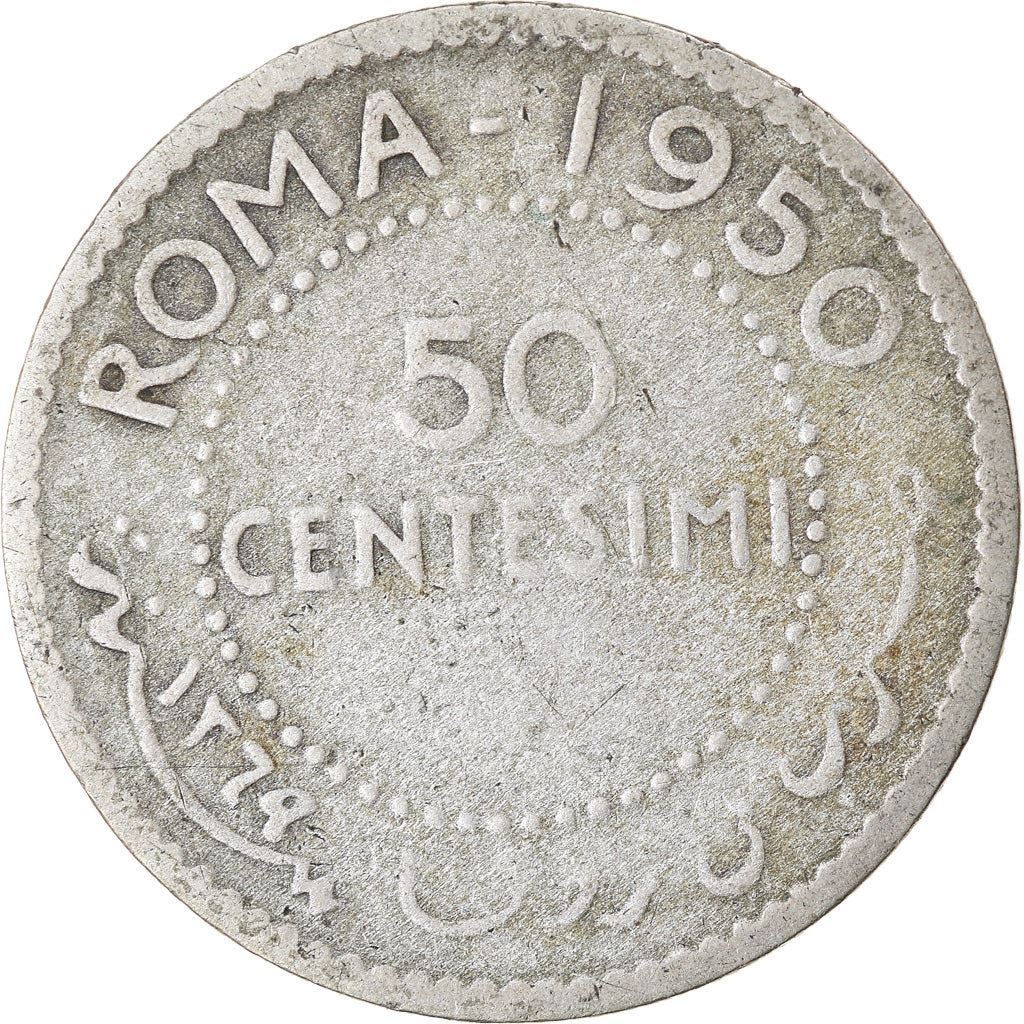 Somalia | 50 Centesimi Coin | Leopard | Km:4 | 1950