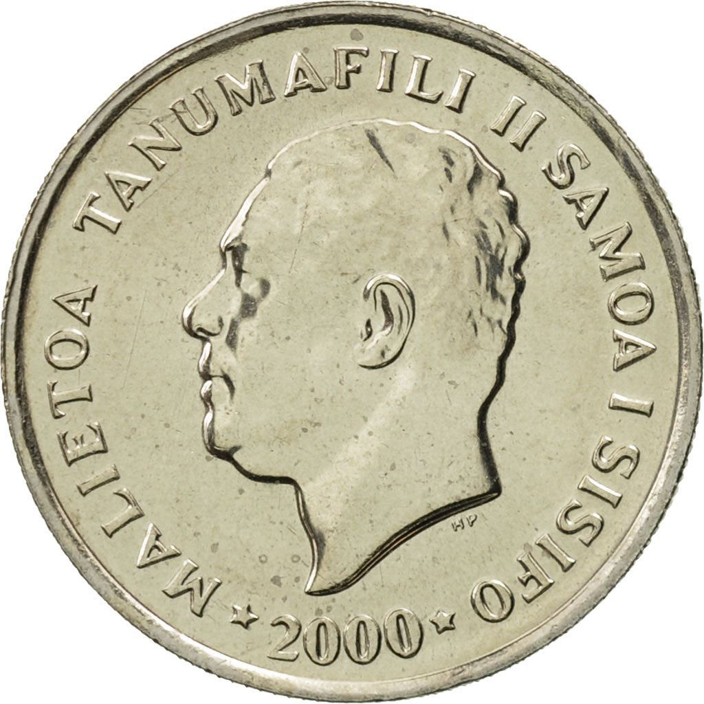 Samoa | 5 Sene Coin | Malietoa Tanumafili II | Pineapple | Km:14 | 1974 - 2000