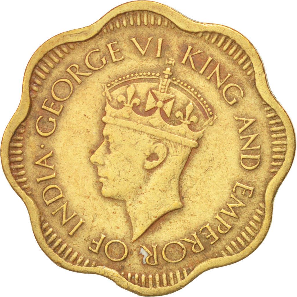 Sri Lanka › Ceylon | 10 Cents Coin | George VI | Km:118 | 1944