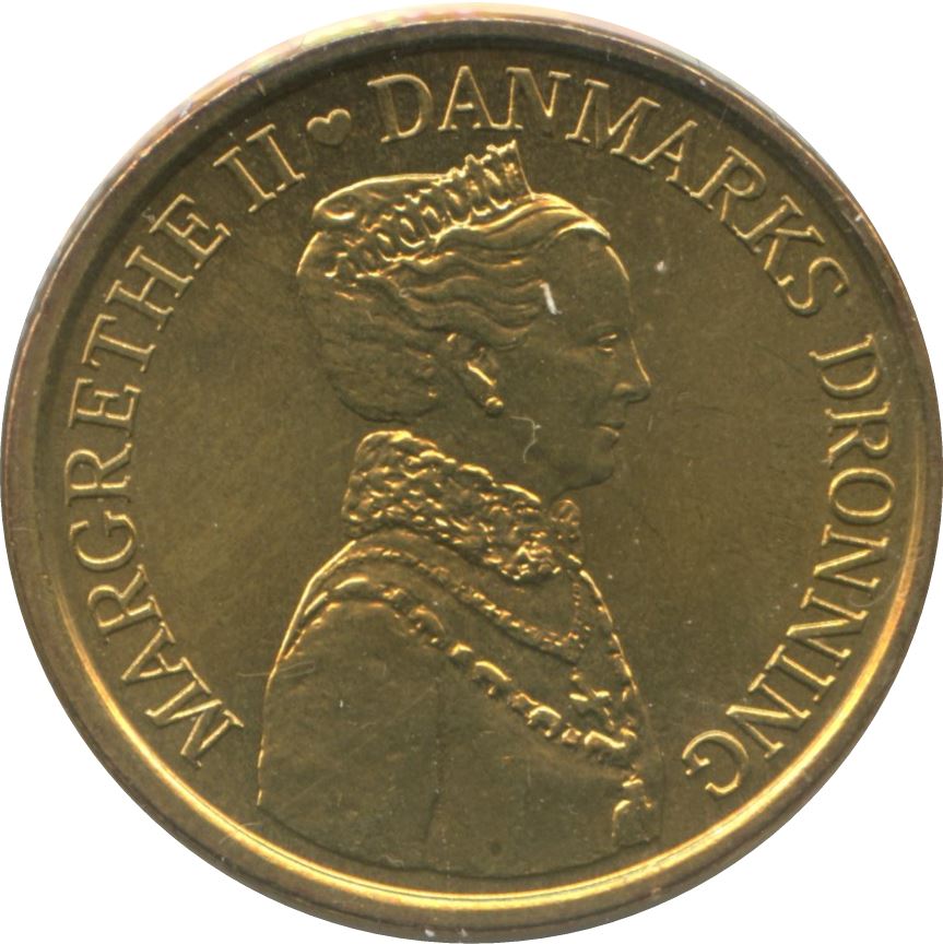 Denmark | 20 Kroner Coin | Margrethe II | KM:945 | 2012