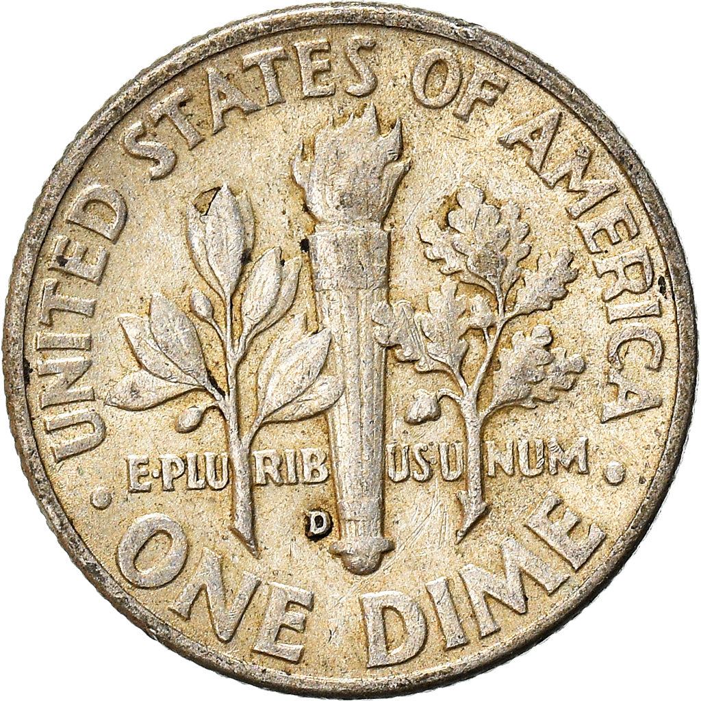 Vereinigte Staaten | 1 Dime Münze | Franklin D. Roosevelt | KM:195 | 1946 - 1964