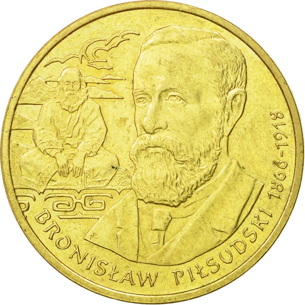 Poland | 2 Zlotys Coin | Bronisław Piłsudski | Y:648 | 2008