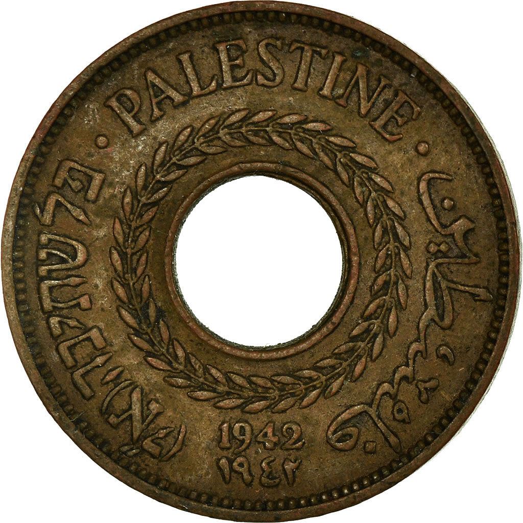 מטבע 5 מיל פלסטין | ברונזה | KM:3a | 1942-1944