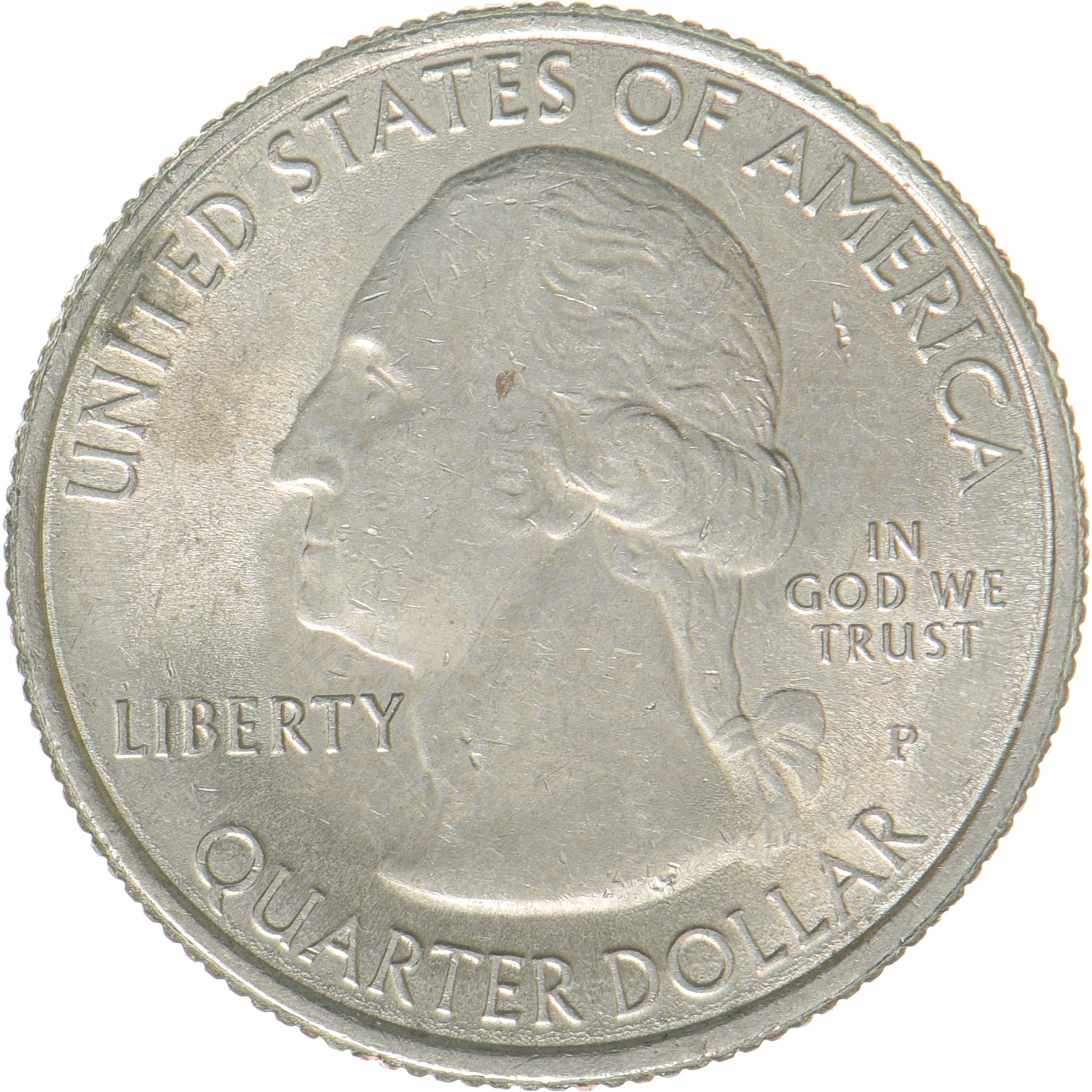 United States | 1/4 Dollar Coin | Shawnee National Forest | KM:635 | 2016
