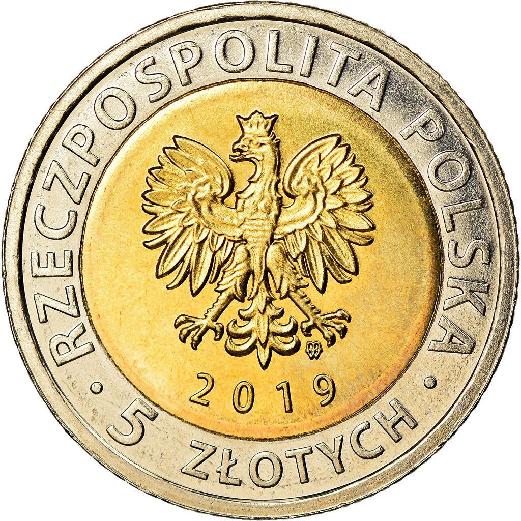 Polen | 5 Zloty Mønt | Befrielsesbakken | År: 1031 | 2019