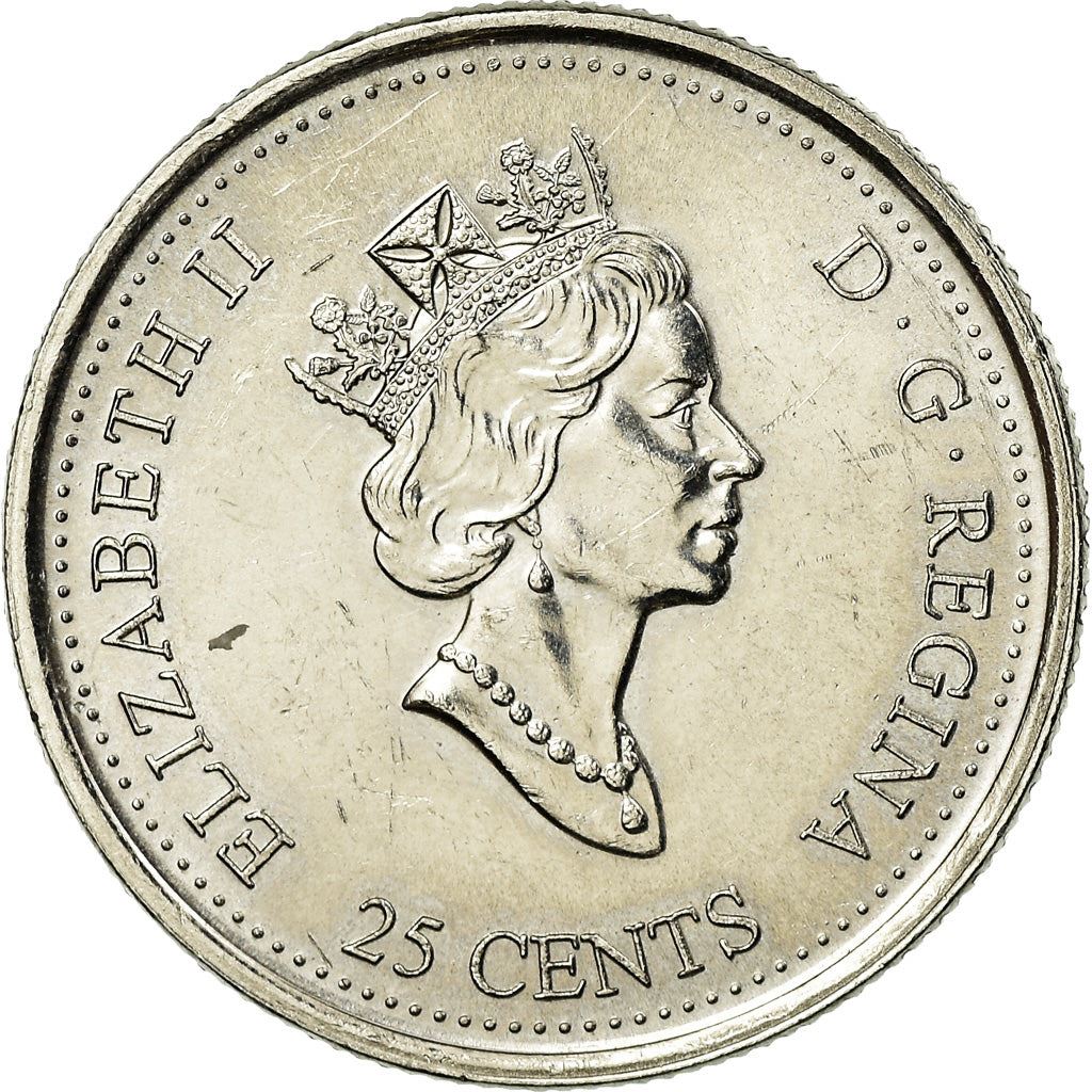 Canada | 25 Cents Coin | Canada Through a Child’s Eye | Nickel | KM:350 | 1999