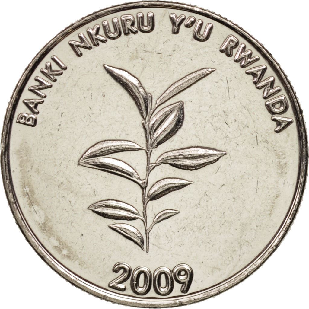Rwanda | 20 Amafaranga Coin | Tea Plant | Km:35 | 2009