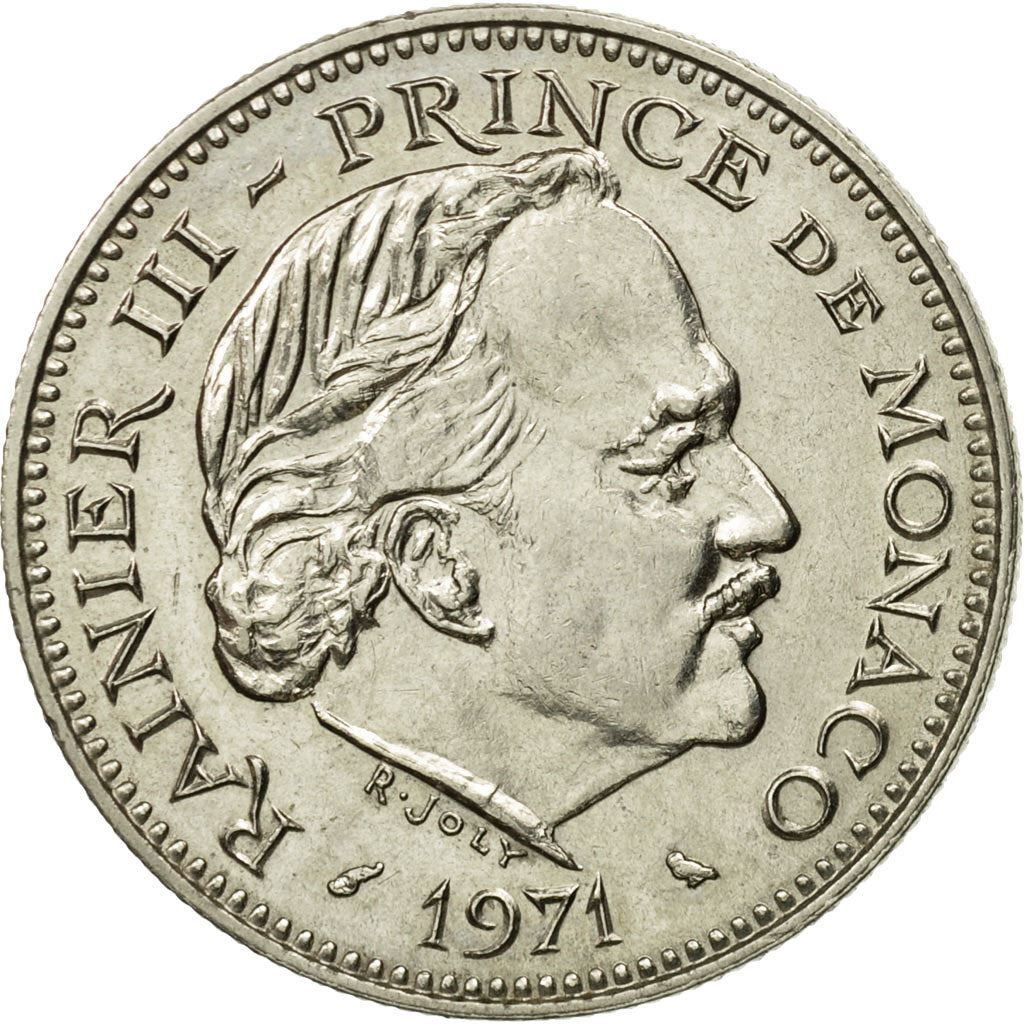 Monaco | 5 Francs Coin | Rainier III | Km:150 | 1970 - 1995