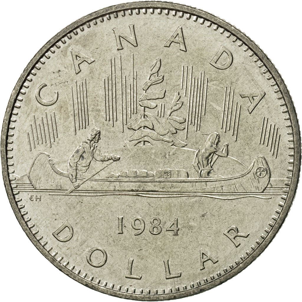 Canada | 1 Dollar Coin | Nickel | 2nd portrait | KM:120 | 1978-1987