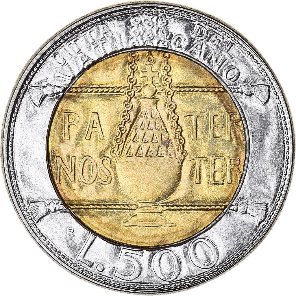 Watykan | Moneta 500 lirów | Kadzielnica | Km:249 | 1993