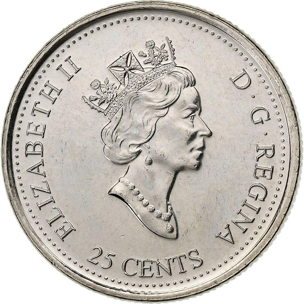 Canada | 25 Cents Coin | the Pioneer Spirit | Km:349 | 1999