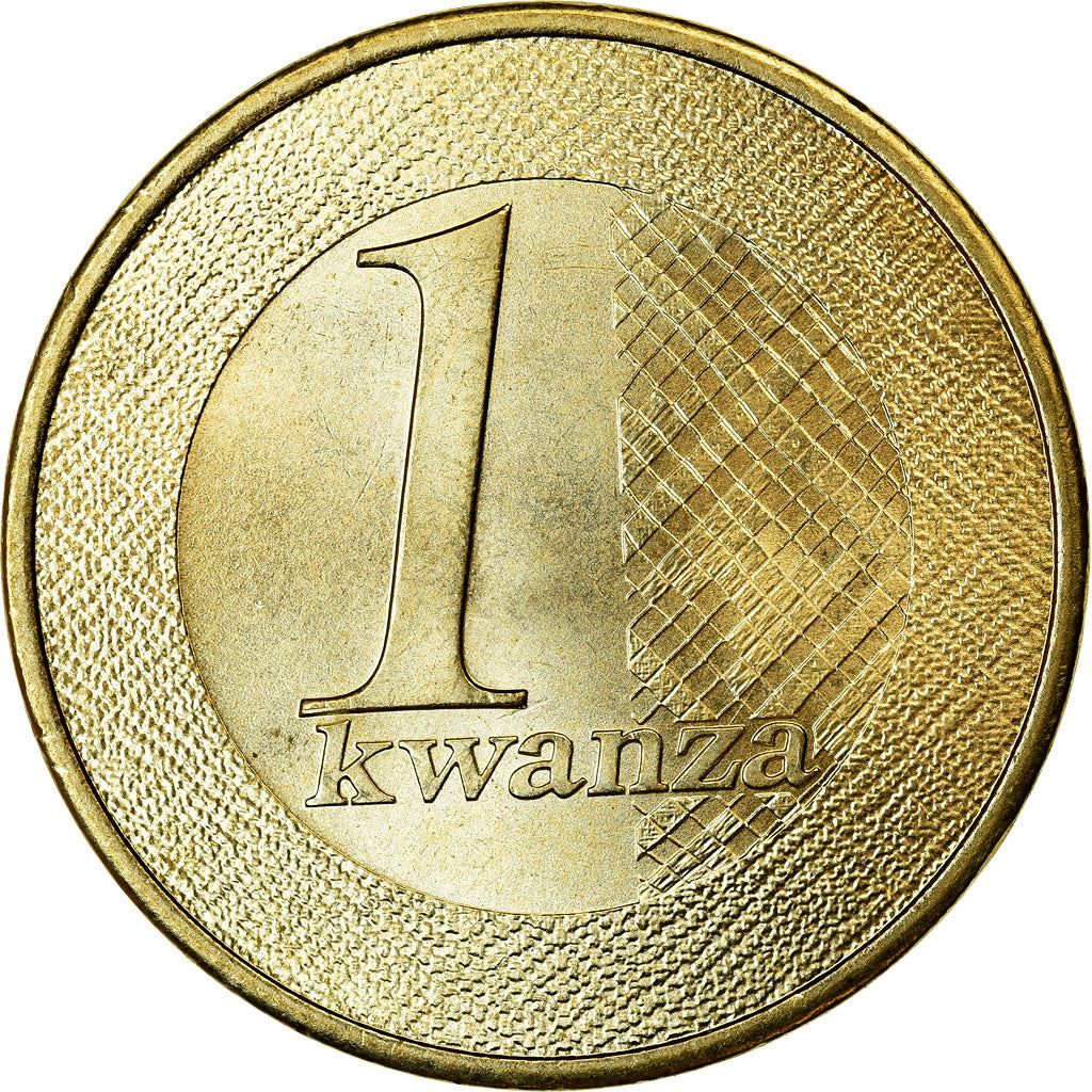 Angola | 1 Kwanza Coin | Gear | Wreath | Km:108 | 2012