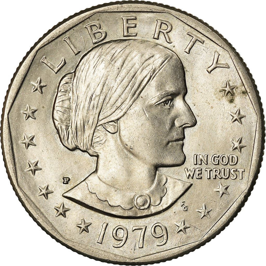 United States | 1 Dollar Coin | Susan B. Anthony | KM:207 | 1979 - 1999