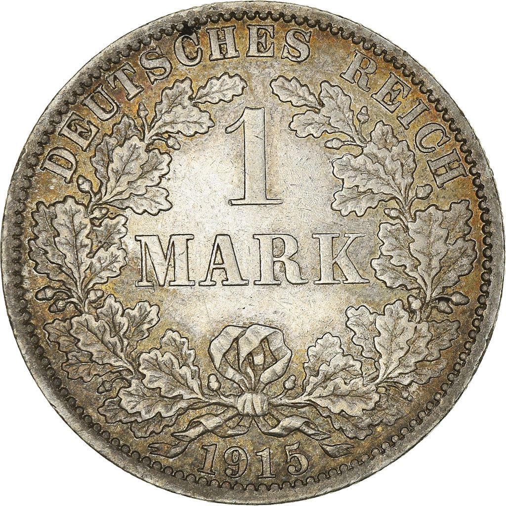 German Empire 1 Mark Coin | Deutsches Reich | Wilhelm II | Type 2 - Small Shield | KM14 | 1891 - 1916