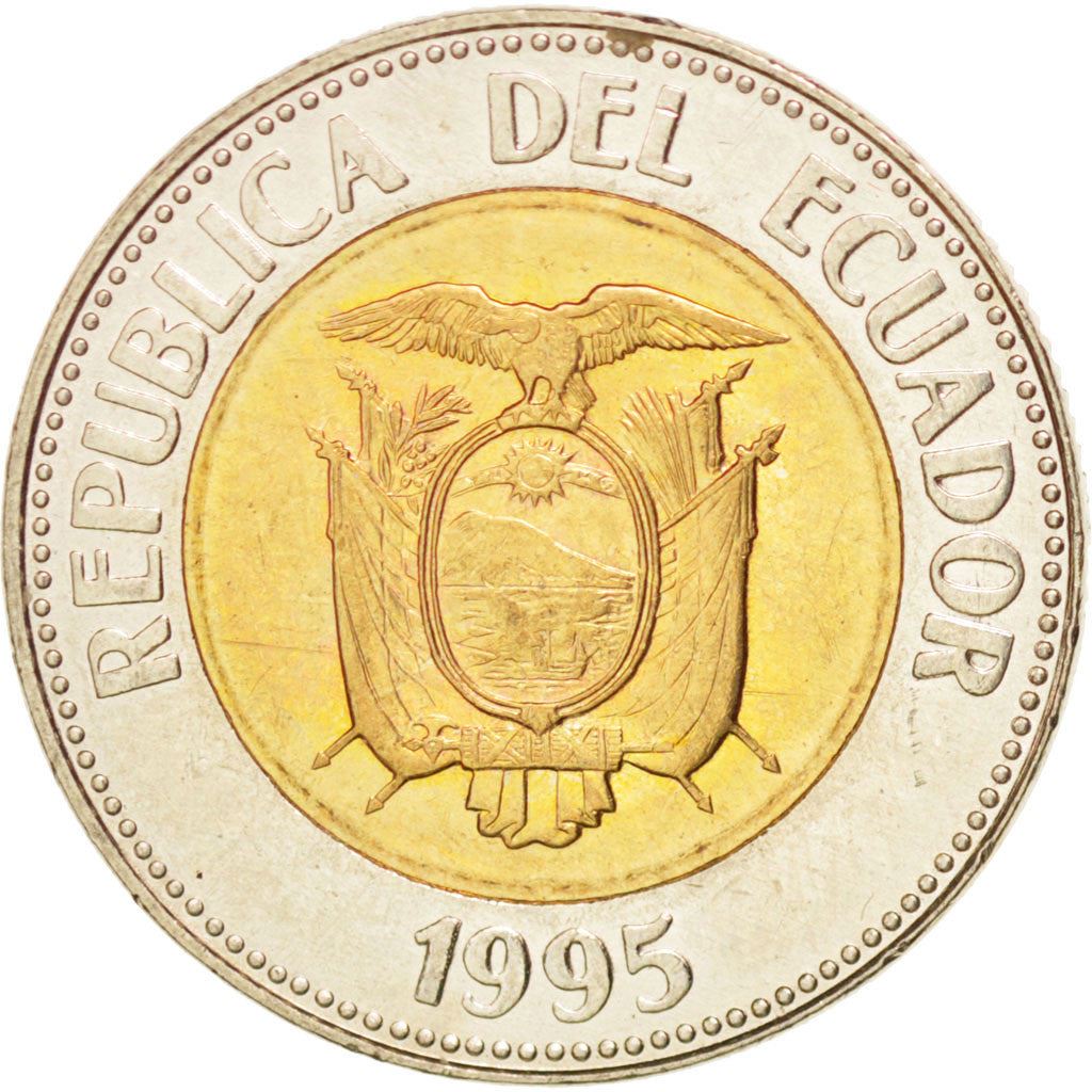 Ecuador | 100 Sucres Coin | Antonio José de Sucre | Km:96 | 1995