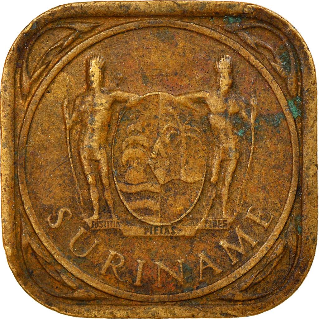 Suriname | 5 Cents Coin | Natives | KM:12.1 | 1962 - 1972
