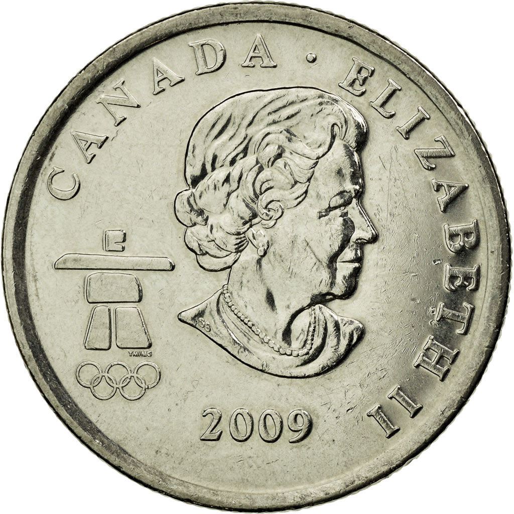 Canada | 25 Cents Coin | Nickel plated steel | Speed Skating | KM:842 | 2009