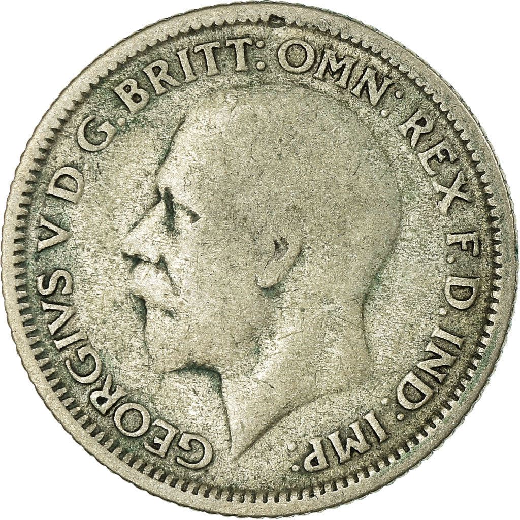 United Kingdom | 6 Pence Coin | George V | KM:832 | 1927 - 1936