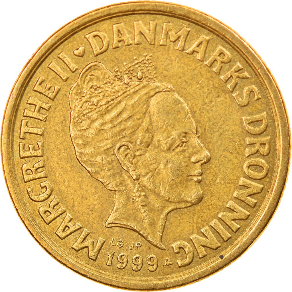 Denmark | 20 Kroner Coin | Margarethe II | Km:878 | 1994 - 1999