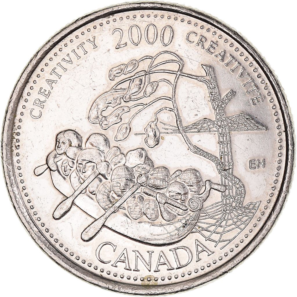 Canada | 25 Cents Coin | Creativity | Km:379 | 2000