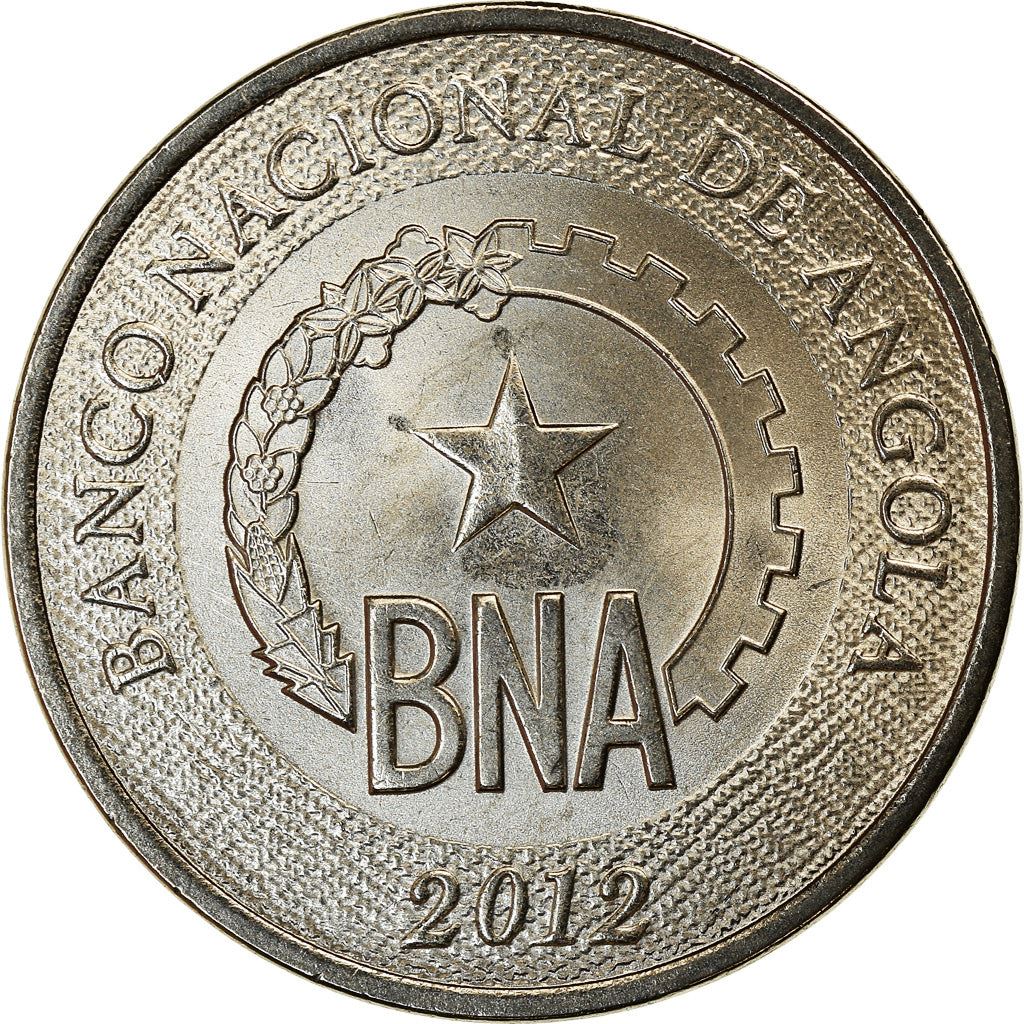 Angola | 50 Centimos Coin | Gear | Wreath | Km:107 | 2012