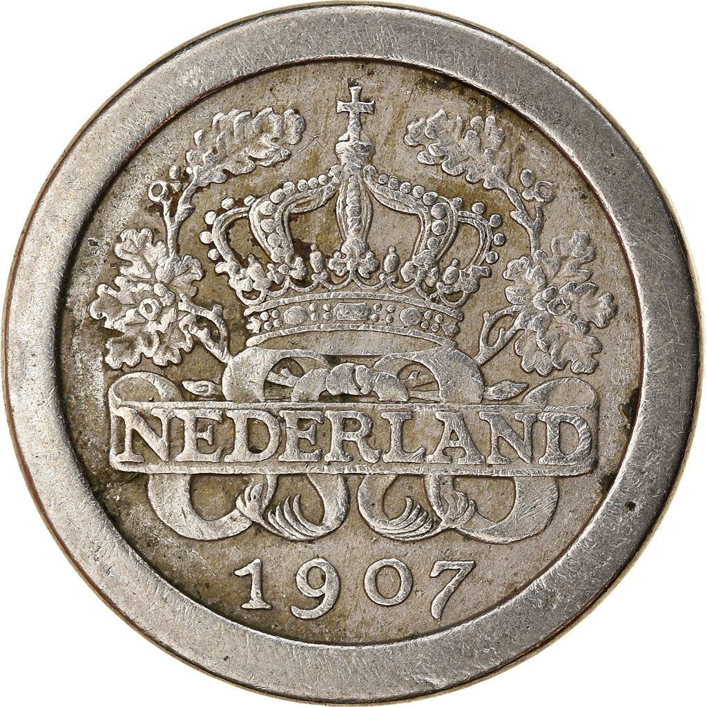 Münze der Niederlande 5 Cent Münze | Königin Wilhelmina | KM137 | 1907 - 1909