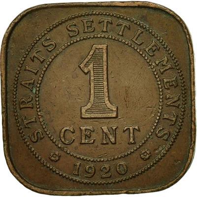 Straits Settlements | 1 Cent Coin | George V | KM:32 | 1919 - 1926